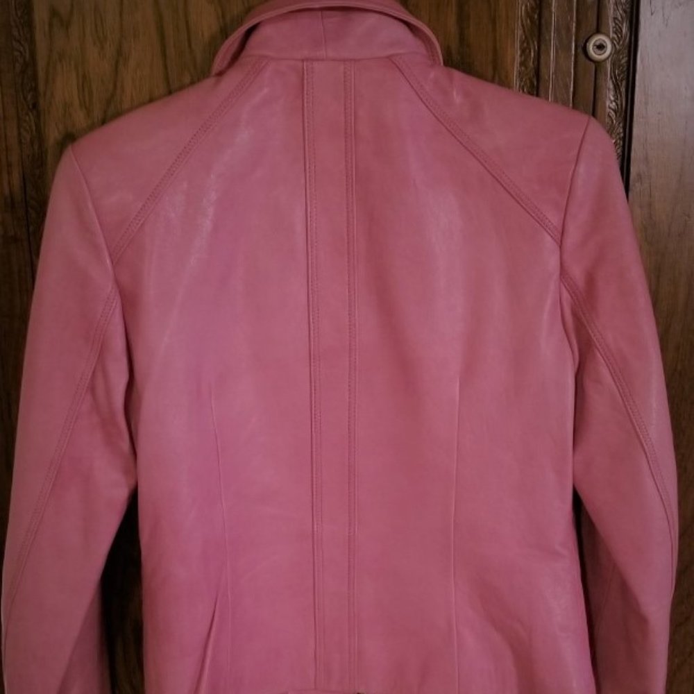Designer Leather Jacket - Picture 2 of 3
